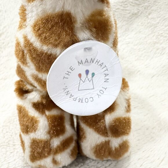 Manhattan Toy Company Voyagers Olive Giraffe 8" Plush Stuffed Toy Safari - Picture 2 of 6